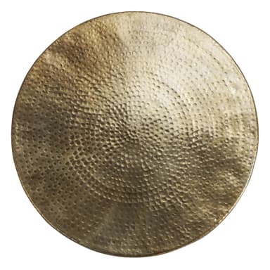 WOMO-DESIGN soffbord vardagsrumsbord soffbord aluminium Ø 60x30,5 cm guld