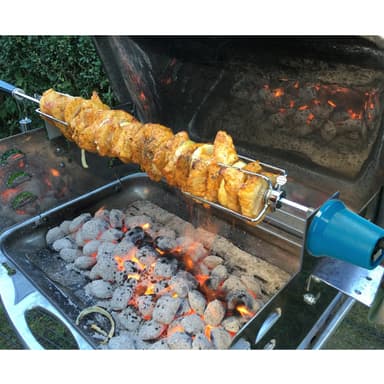 Elektrisk grill motordrivning diande gasgrill BBQ Grill Rotisserie Motor 4W