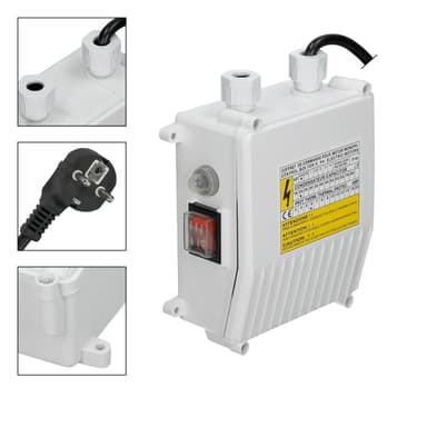 Djup brunn pump Brunnen pumpar dränkbar pump rörpump 2200 W 9000 l / h 16,8 bar