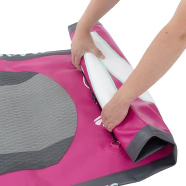 Surfingbräda Stand Up Paddle SUP styrelse Maona paddel ombord uppblåsbar rosa