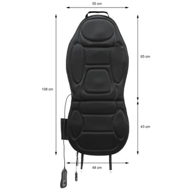 Massagematta Massagedyna Massage sittdyna Massager Värmefunktion Auto
