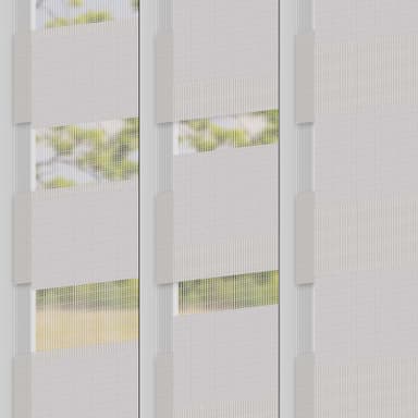 ECD Germany Double rollo klämfix utan borrning 90 x 230 cm Ljusgrå, genomskinlig