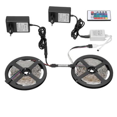 2 x 12V FÖRSTÄRKARE 144W FÖRSTÄRKARE FÖR RGB LED STRIP 12A REPEATER SILENT