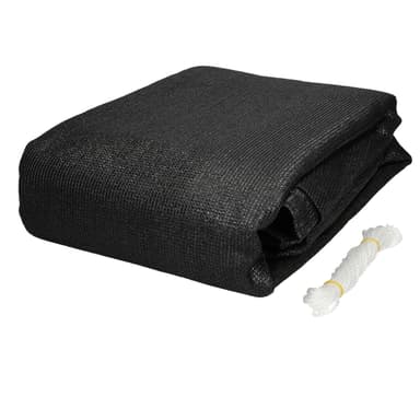 Markis solskydds skugga segel skugga 5x5 m antracit 100% HDPE