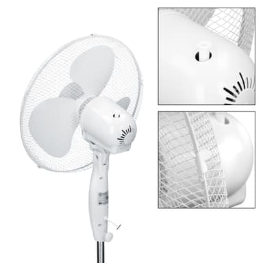 2 x piedestal fläkt med svivelfunktion vindmaskin intercooler oscillation 45W
