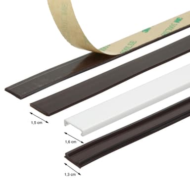 Myggnät magnetisk ram insekt utan att borra magnet Vit 130x150 cm