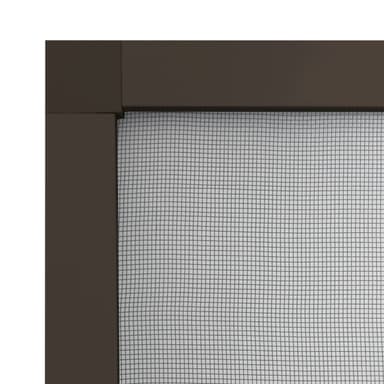 Skärm Dörr insekt aluminiumram myggnät 100x220cm brun fluga