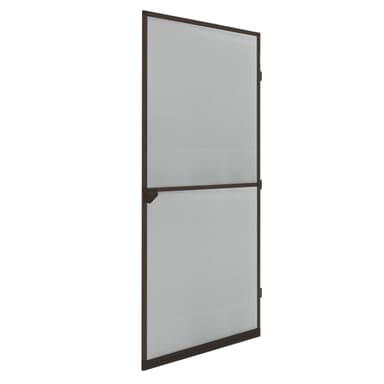 Skärm Dörr insekt aluminiumram myggnät 100x220cm brun fluga