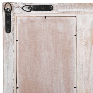 Womo-Design Wall Mirror Shabby Chic 80x160cm, unik, handgjord spegel med massivt