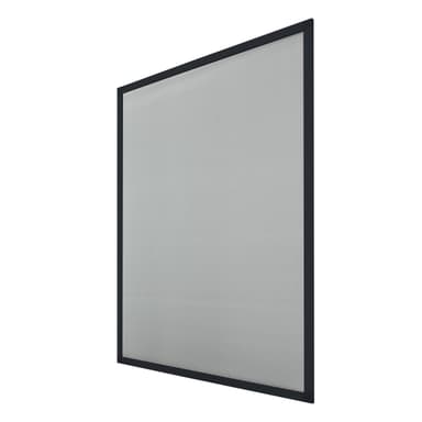 Myggnät antracit 100x120cm fönster insektsnät aluminiumram