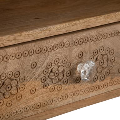 WOMO-DESIGN TV Lowboard 150x45x40 cm med en låda 2 lagringsenheter en hylla,