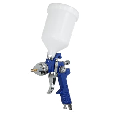 Sprutpistol HVLP sprutpistol set 0,8 1,4 billack vattenavskiljare 1/4 """"