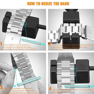 Armband rostfritt stål Garmin MARQ Adventurer Performance - Silver/sv