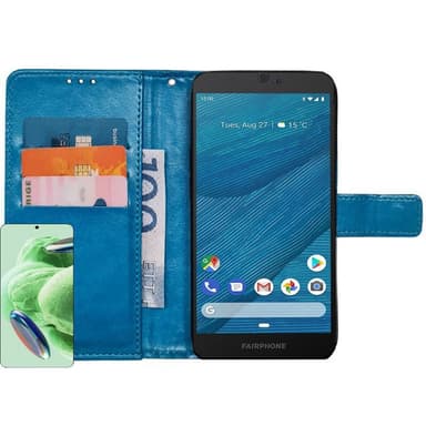 Plånboksfodral 3-kort Fairphone 3 - Ljusblå