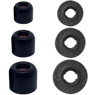 Öronkuddar Foam 6-pack Sony WF-1000XM3 - Svart