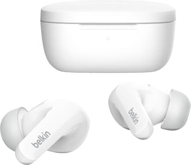 Belkin SoundForm Flow True Wireless hörlurar (vita)