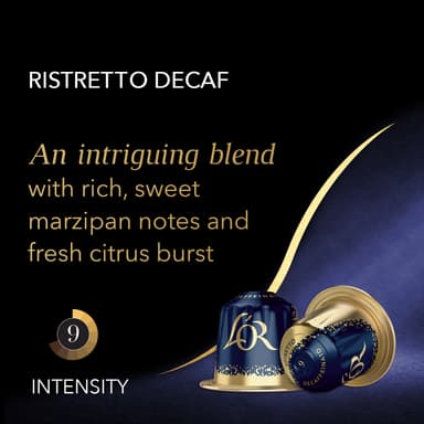 L'Or Ristretto Decaffeinato 9 kaffekapslar (10 st)