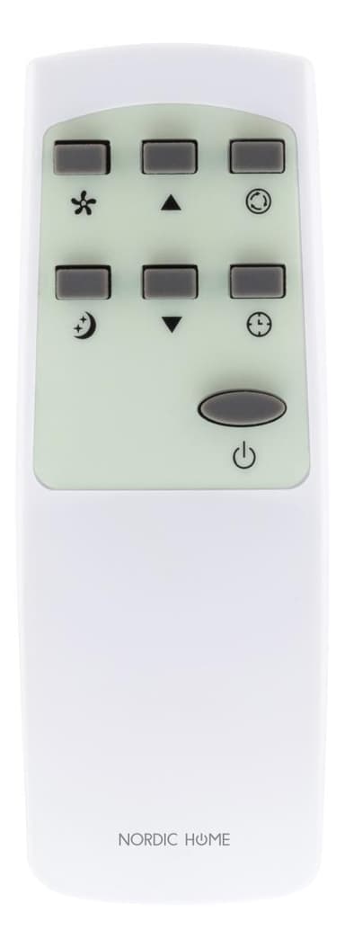 NORDIC HOME CULTURE Portabel AC för rum upp till 24m², vit