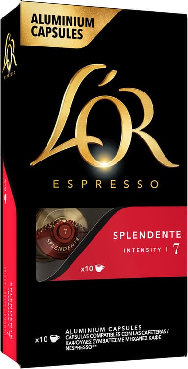 L'Or Splendente 7 kaffekapslar (10 st)