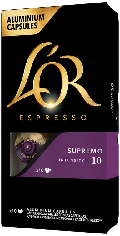 L'Or Supremo 10 kaffekapslar (10 st)