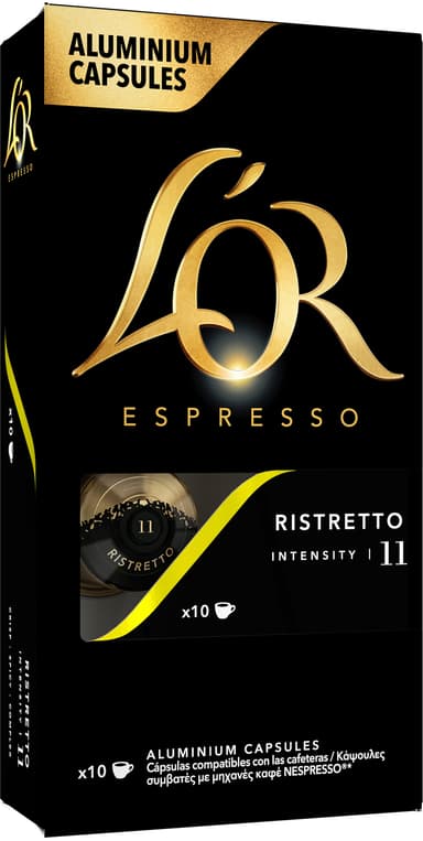 L'Or Ristretto 11 kaffekapslar (10 st)