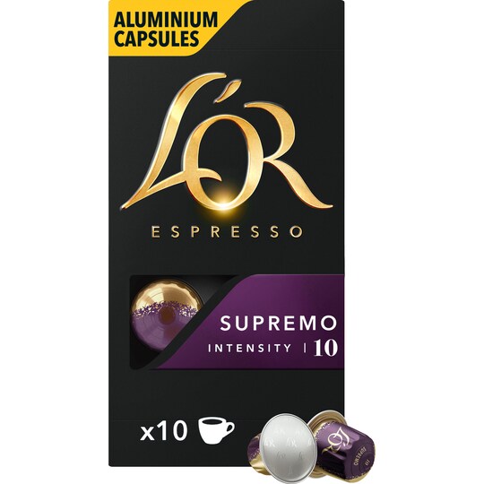 L Or Espresso 10 Supremo kaffekapslar 4028598