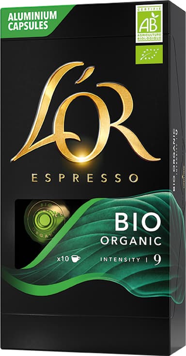 L'Or Organic 9 kaffekapslar (10 st)