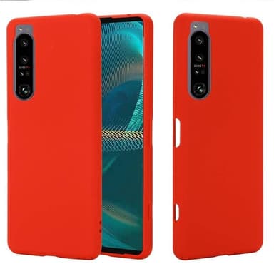 Liquid silikon skal Sony Xperia 10 V - China Red