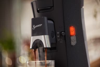 Senseo Select Eco kaffemaskin CSA240/21 (svart/vitprickig)