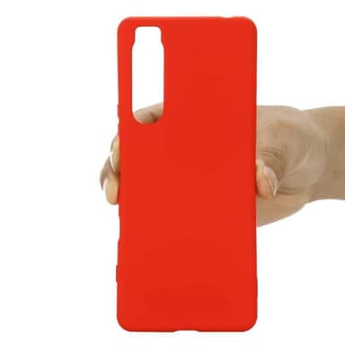 Liquid silikon skal Sony Xperia 10 V - China Red