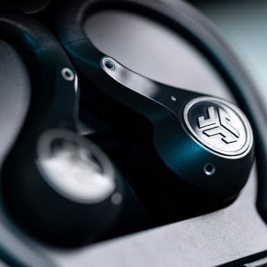 JLab Epic Air Sport ANC true wireless in ear-hörlurar (svarta)