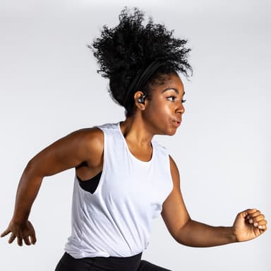 JLab Epic Air Sport ANC true wireless in ear-hörlurar (svarta)