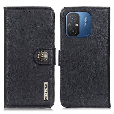 KHAZNEH Xiaomi Redmi 12C Plånboksfodral - Svart