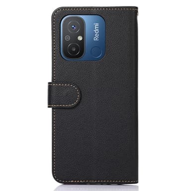 KHAZNEH Plånboksfodral till Xiaomi Redmi 12C - Svart/Röd
