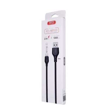 XO NB103 USB - USB-C Kabel (2,1A) 1m, Vit