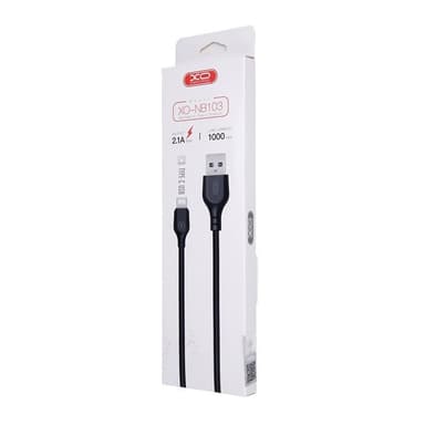 XO NB103 USB - USB-C Kabel (2,1A) 1m, Svart