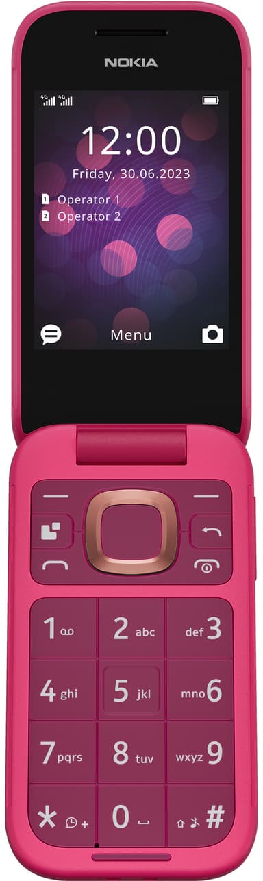 Nokia 2660 vik-mobiltelefon (rosa)