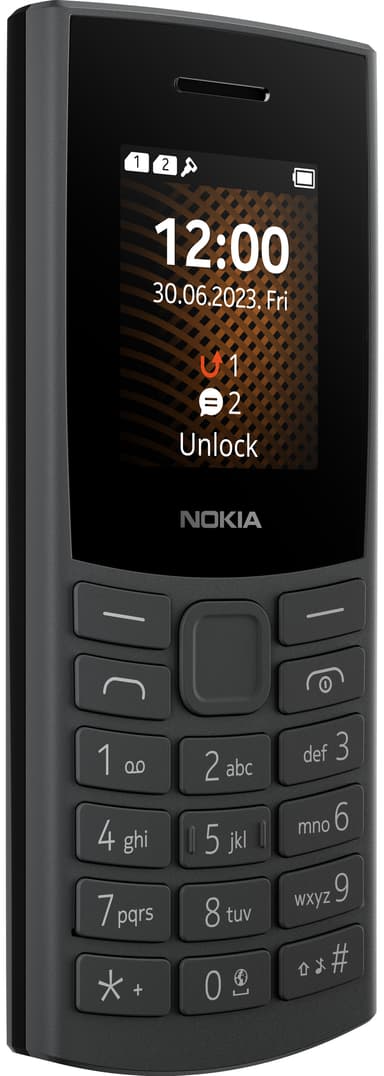 Nokia 105 Classic mobiltelefon (svart)