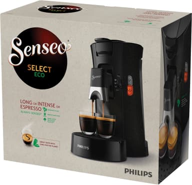 Senseo Select Eco kaffemaskin CSA240/21 (svart/vitprickig)