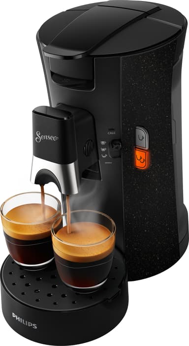 Senseo Select Eco kaffemaskin CSA240/21 (svart/vitprickig)