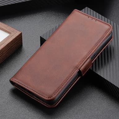 SKALO Asus ROG Phone 7 5G Premium Plånboksfodral - Brun