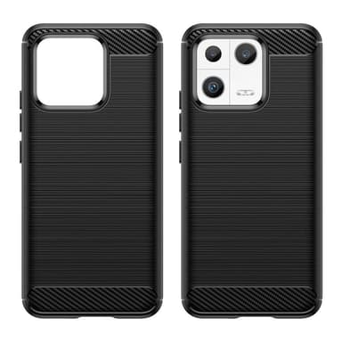 SKALO Xiaomi 13 5G Armor Carbon Stöttåligt TPU-skal - Svart