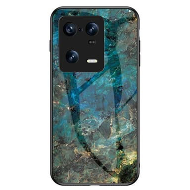 SKALO Xiaomi 13 Pro 5G Marmor Härdat Glas TPU-skal - Motiv 1