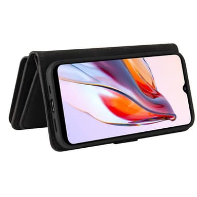 SKALO Xiaomi Redmi 12C 4G Big Wallet 17-FACK Plånboksfodral - Svart
