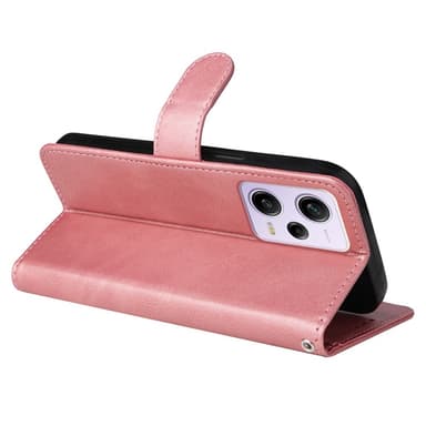 SKALO Xiaomi Redmi Note 12 Pro 5G Plånboksfodral i PU-Läder - Roséguld