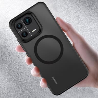SKALO Xiaomi 13 5G TPU Hybrid Magnetring Skal - Svart