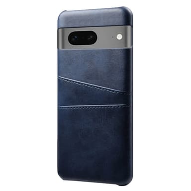 SKALO Google Pixel 7a PU-Läder Korthållare Skal - Blå