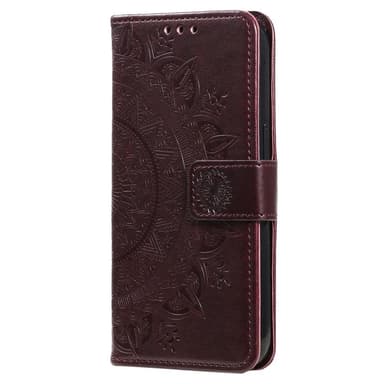 SKALO Xiaomi 13 5G Mandala Plånboksfodral - Brun