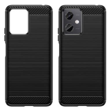 SKALO Xiaomi Redmi Note 12 5G Armor Carbon Stöttåligt TPU-skal - Svart