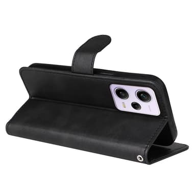 SKALO Xiaomi Redmi Note 12 Pro 5G Plånboksfodral i PU-Läder - Svart